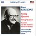 Roger Sessions (1896-1985): Streichquartett Nr.1, CD