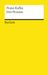 Franz Kafka: Der Proceß ( Prozeß), Buch