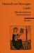 Heinrich von Morungen: Lieder, Buch