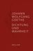 Johann W. von Goethe: Dichtung und Wahrheit, Buch