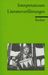 Literaturverfilmungen. Interpretationen, Buch