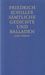 Friedrich von Schiller: Sämtliche Gedichte und Balladen, Buch