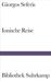 Giorgos Seferis: Ionische Reise, Buch
