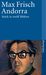 Max Frisch: Andorra, Buch