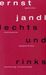 Ernst Jandl: lechts und rinks, Buch