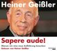 Heiner Geißler: Sapere aude!, 3 CDs