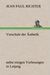 Jean Paul Richter: Vorschule der Ästhetik, Buch