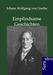 Johann W. von Goethe: Empfindsame Geschichten, Buch