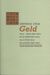 Gertrude Stein: Geld, Buch