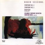 Roger Sessions (1896-1985): Symphonien Nr.4 & 5, CD