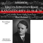 Johann Sebastian Bach (1685-1750): Kantaten BWV 23,56,70, CD