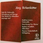Jörg Birkenkötter (geb. 1963): Kammermusik, CD