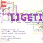 György Ligeti (1923-2006): Streichquartette Nr.1 & 2, 2 CDs