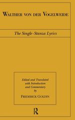 Walther Von Der Vogelweide: The Single-Stanza Lyrics, Buch