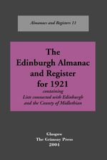Oliver And Boyd: Edinburgh: An Almanac, 1921, Buch
