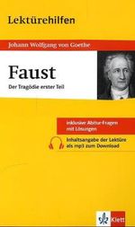 Johannes Wahl: Lektürehilfen Johann Wolfgang von Goethe 