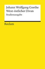 Johann W. von Goethe: West-östlicher Divan, Buch