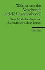 Walther von der Vogelweide und die Literaturtheorie, Buch