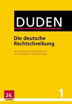 Duden 01. Die deutsche Rechtschreibung, Buch