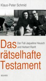 Klaus-Peter Schmid: Das rätselhafte Testament, Buch