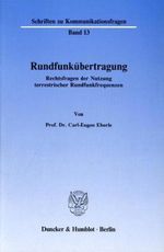 Carl-Eugen Eberle: Rundfunkübertragung, Buch