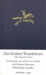 Des Knaben Wunderhorn, Buch