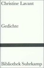Christine Lavant: Gedichte, Buch