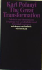 Karl Polanyi: The Great Transformation, Buch