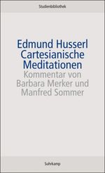 Edmund Husserl: Cartesianische Meditationen, Buch