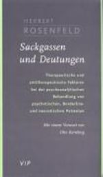 Herbert A. Rosenfeld: Sackgassen und Deutungen, Buch