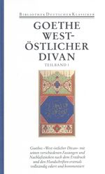 Johann W. von Goethe: West-östlicher Divan 1 / 2, Buch