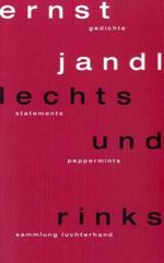 Ernst Jandl: lechts und rinks, Buch