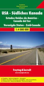 USA. Südliches Kanada 1 : 4 000 000. Autokarte, Buch