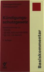 Bertram Zwanziger: Kündigungsschutzgesetz, Buch