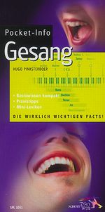 Hugo Pinksterboer: Pocket-Info Gesang, Buch