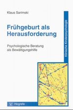 Klaus Sarimski: Frühgeburt als Herausforderung, Buch