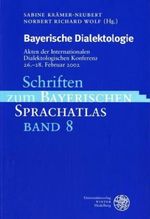 Bayerische Dialektologie, Buch