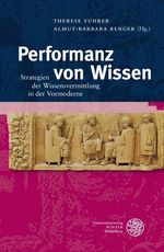 Performanz von Wissen, Buch