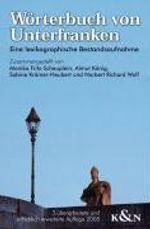 Wörterbuch von Unterfranken, Buch