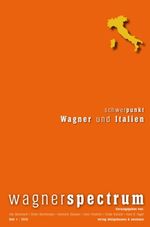 wagnerspectrum Heft 1 / 2010, Buch