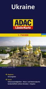 ADAC LänderKarte Ukraine 1 : 750 000, Buch