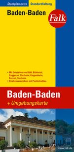 Falk Stadtplan Extra Baden-Baden mit Umgebungskarte, Buch