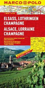 MARCO POLO Frankreich 03. Elsass, Lothringen, Champagne 1 : 300 000 Regionalkarte, Buch
