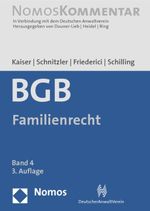 AnwaltKommentar BGB 4. Familienrecht, Buch