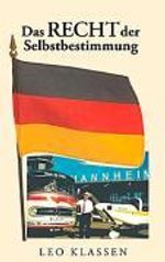 Leo Klassen: Das Recht der Selbstbestimmung, Buch