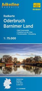 Bikeline Radkarte Oderbruch Barnimer Land 1 : 75 000, Buch