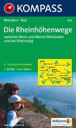 Die Rheinhöhenwege 1 : 50 000, Buch