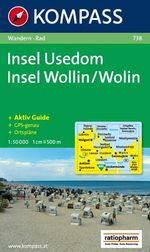 Insel Usedom 1 : 50 000 / Insel Wollin (Wolin) 1 : 60 000, Buch