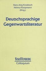 Deutschsprachige Gegenwartsliteratur, Buch