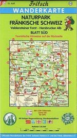 Naturpark Fränkische Schweiz Süd 1 : 50 000. Fritsch Wanderkarte, Buch